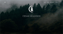 Desktop Screenshot of cedarhold.com